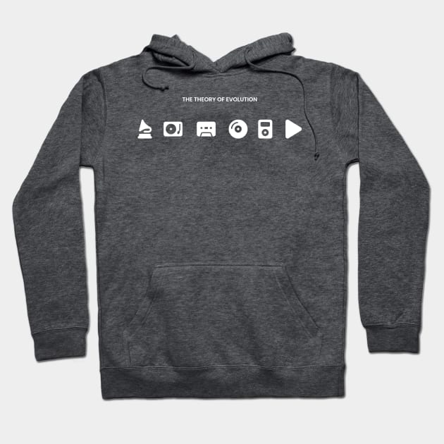 Music Theory of Evolution Hoodie by woundedduck